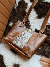 Load image into Gallery viewer, The Amber mini Tote in “Spotted Hide”