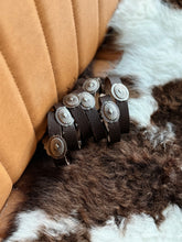 Load image into Gallery viewer, Concho Leather Bracelet