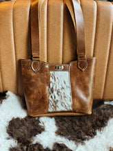 Load image into Gallery viewer, The Amber mini Tote in “Spotted Hide”