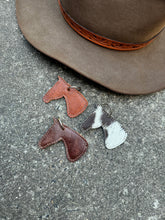 Load image into Gallery viewer, Leather Horse Keychain
