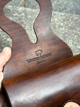 Load image into Gallery viewer, Tooled &amp; Pyrography Western Leather Saddle Horn Pommel Bag
