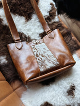Load image into Gallery viewer, The Amber mini Tote in “Spotted Hide”
