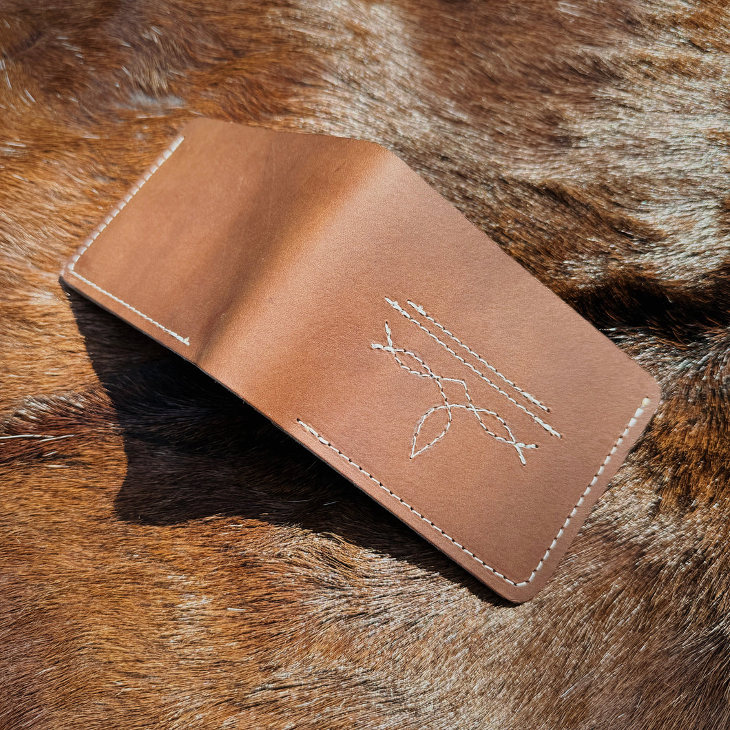 Boot Stitched Bifold Wallet