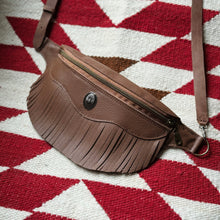 Load image into Gallery viewer, The Darlene Fringe Leather Sling Bag
