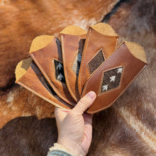 Load image into Gallery viewer, Leather + Wool Pot Holder

