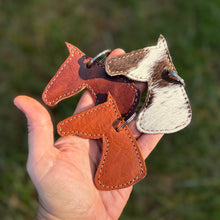 Load image into Gallery viewer, Leather Horse Keychain
